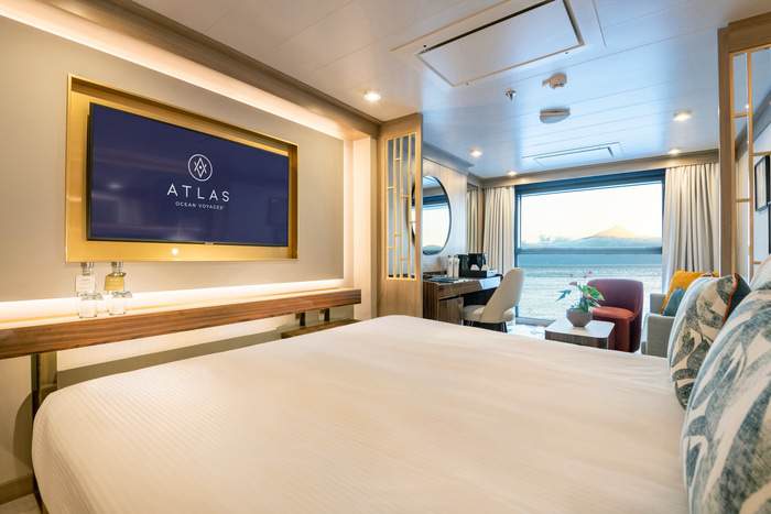 Atlas Ocean Voyages World Voyager Horizon Stateroom 2 ©Atlas Ocean Voyages.jpg